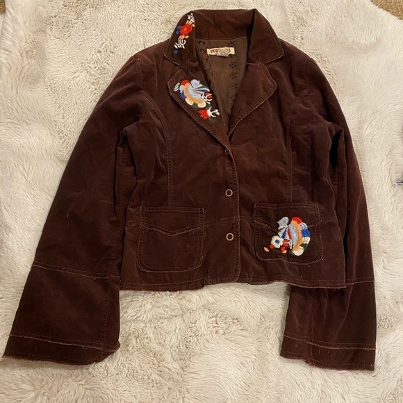 Anthropologie doki geki blazer corduroy L - Picture 1 of 5